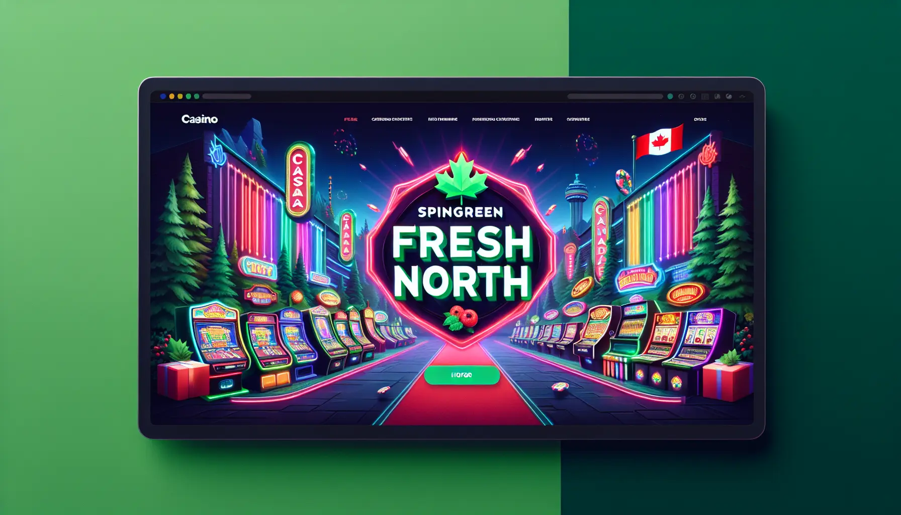 SpinGreen Casino Hero